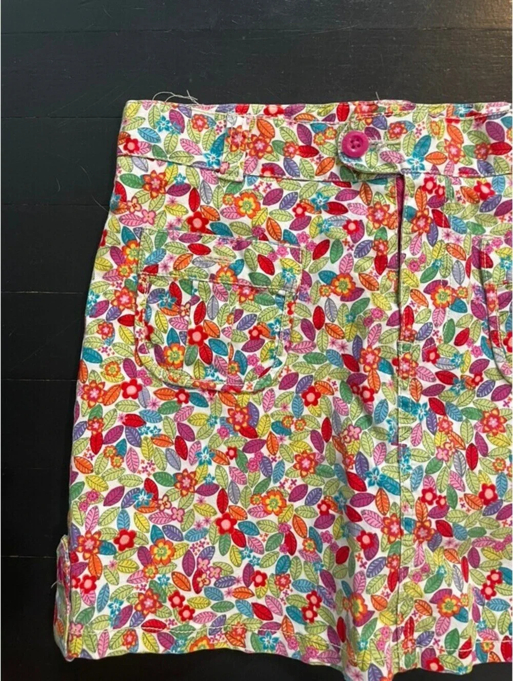 The Children's Place Girls' Floral Stretch Skirt Size 12 (XS)